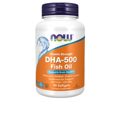 DHA-500 (500 DHA / 250 EPA) - 90 cápsulas moles - Now