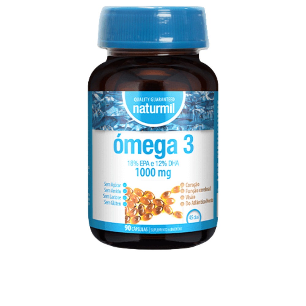 Omega 3 1000 mg - 90 cápsulas - Naturmil