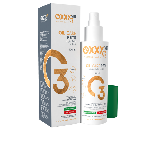 OxxyO3 Vet - Oil Care - Pets - 100 ml