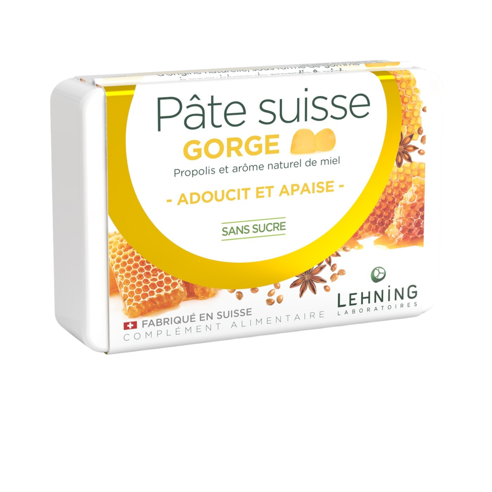 Pâte Suisse Garganta - 40 gomas - Lehning