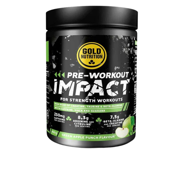 Pre-Workout Impact - 400g - Maçã Verde - GoldNutrition