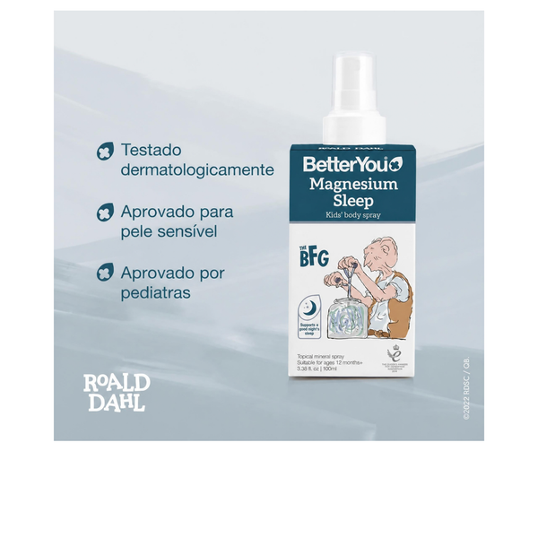Magnesium Sleep Kids Spray Corporal - 100 ml - BetterYou