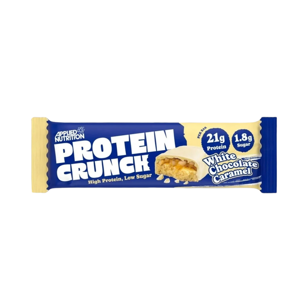 Protein Crunch Bar - 62 g - Chocolate Branco e Caramelo - Applied Nutrition