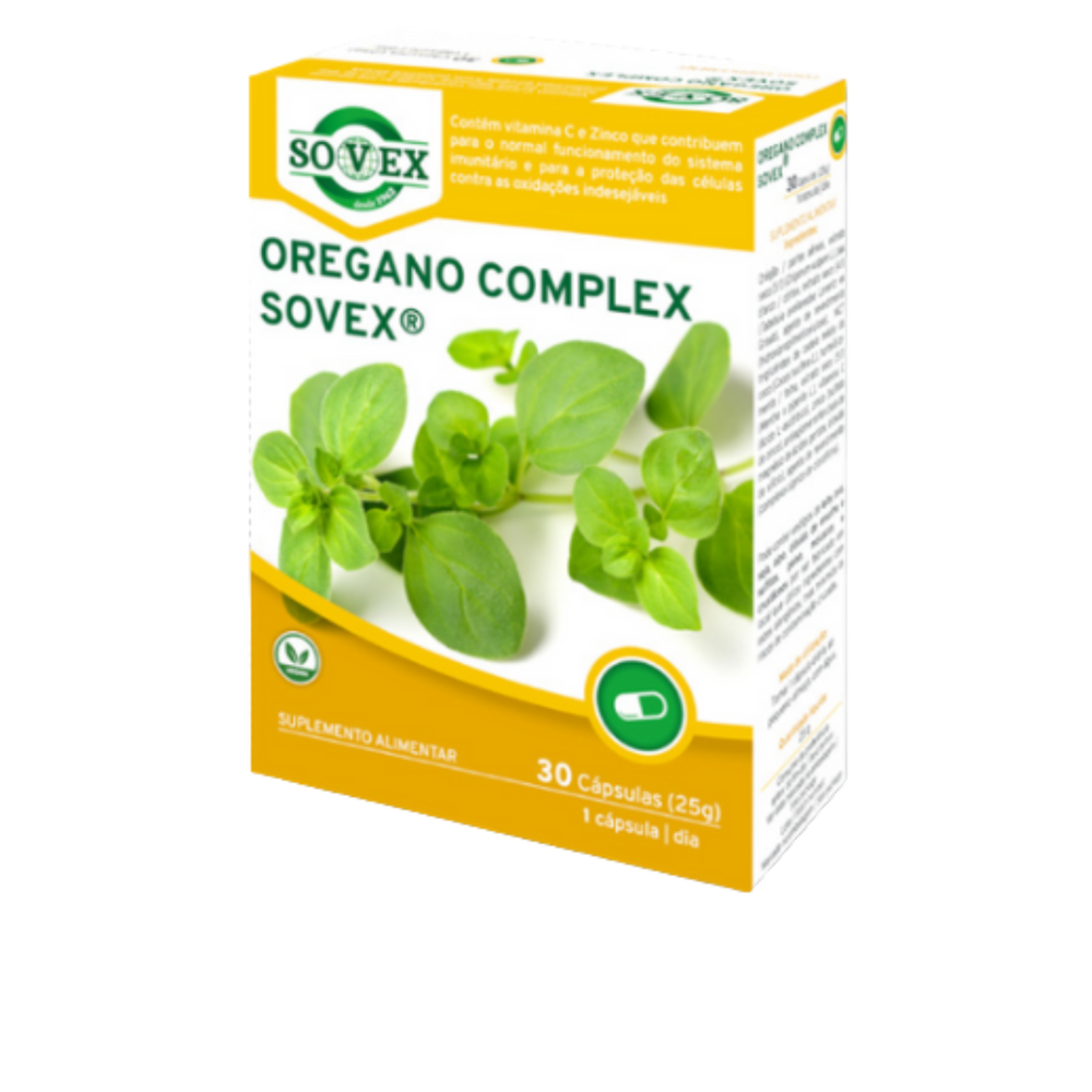 Oregano Complex Sovex - 30 cápsulas - Sovex