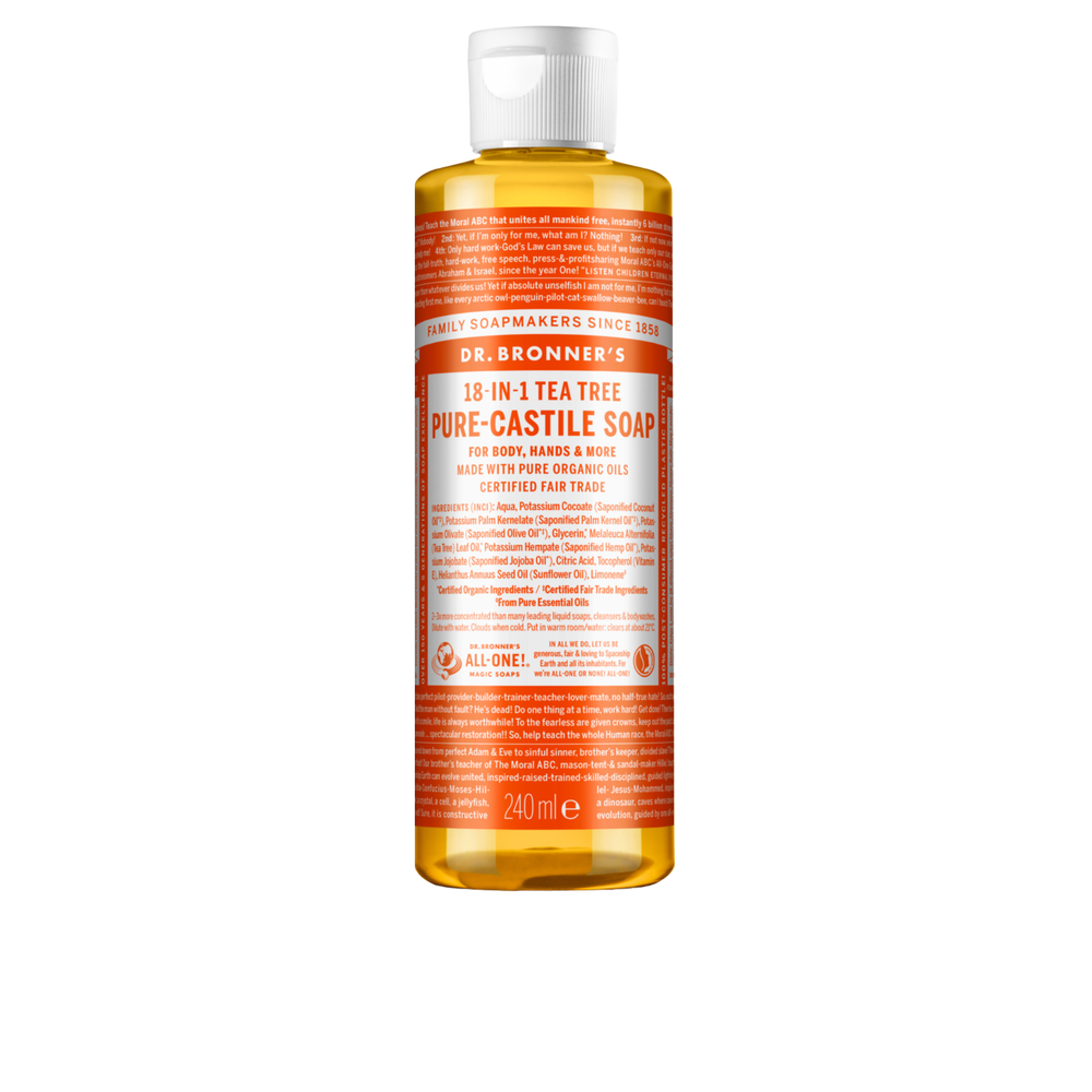 Sabonete Líquido Biológico De Castela - Árvore-do-chá (Tea Tree) - 240 ml - Dr. Bronner’s