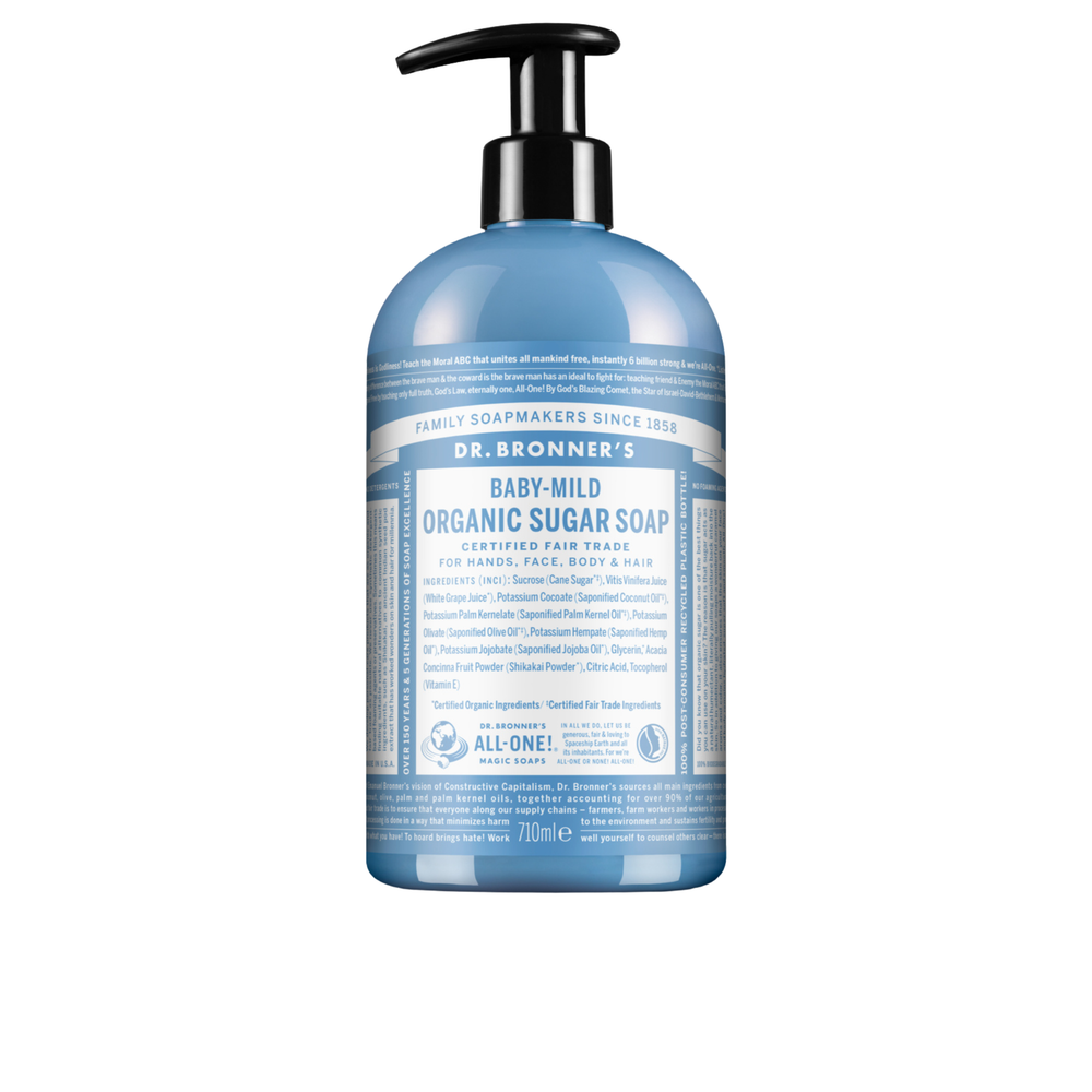 Sabonete Líquido Biológico de Açúcar - Soft Baby - 710 ml - Dr. Bronner’s