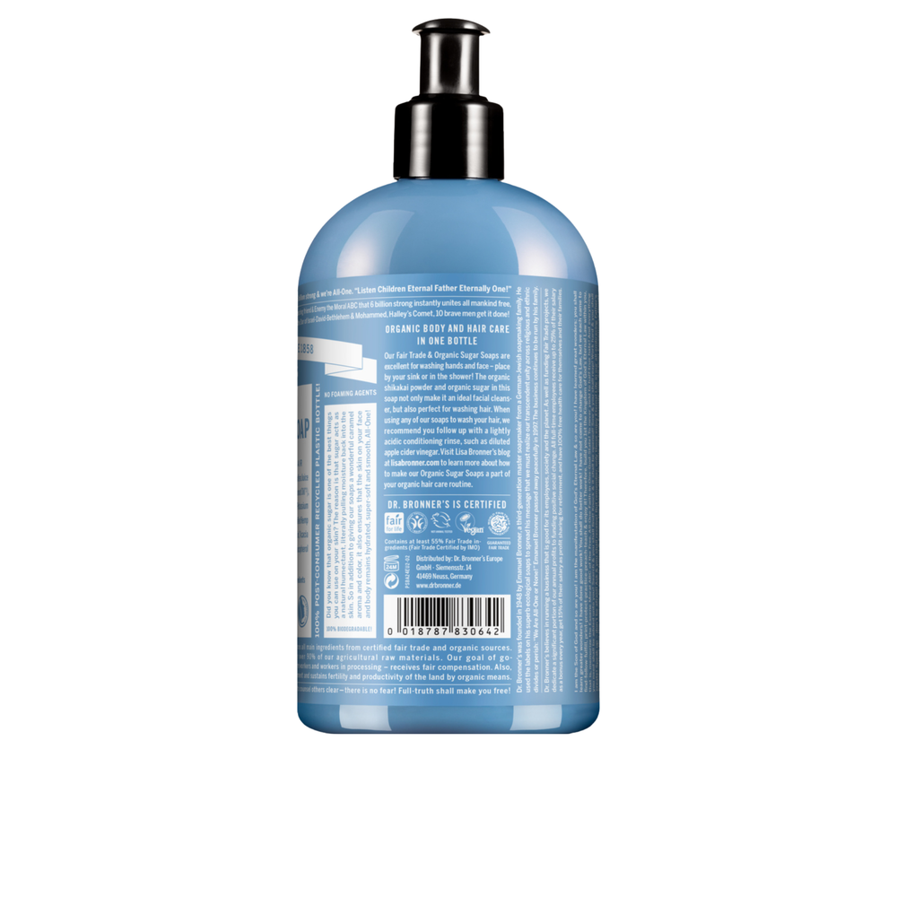 Sabonete Líquido Biológico de Açúcar - Soft Baby - 710 ml - Dr. Bronner’s