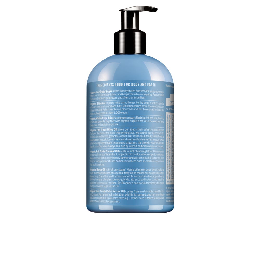 Sabonete Líquido Biológico de Açúcar - Soft Baby - 355 ml - Dr. Bronner’s
