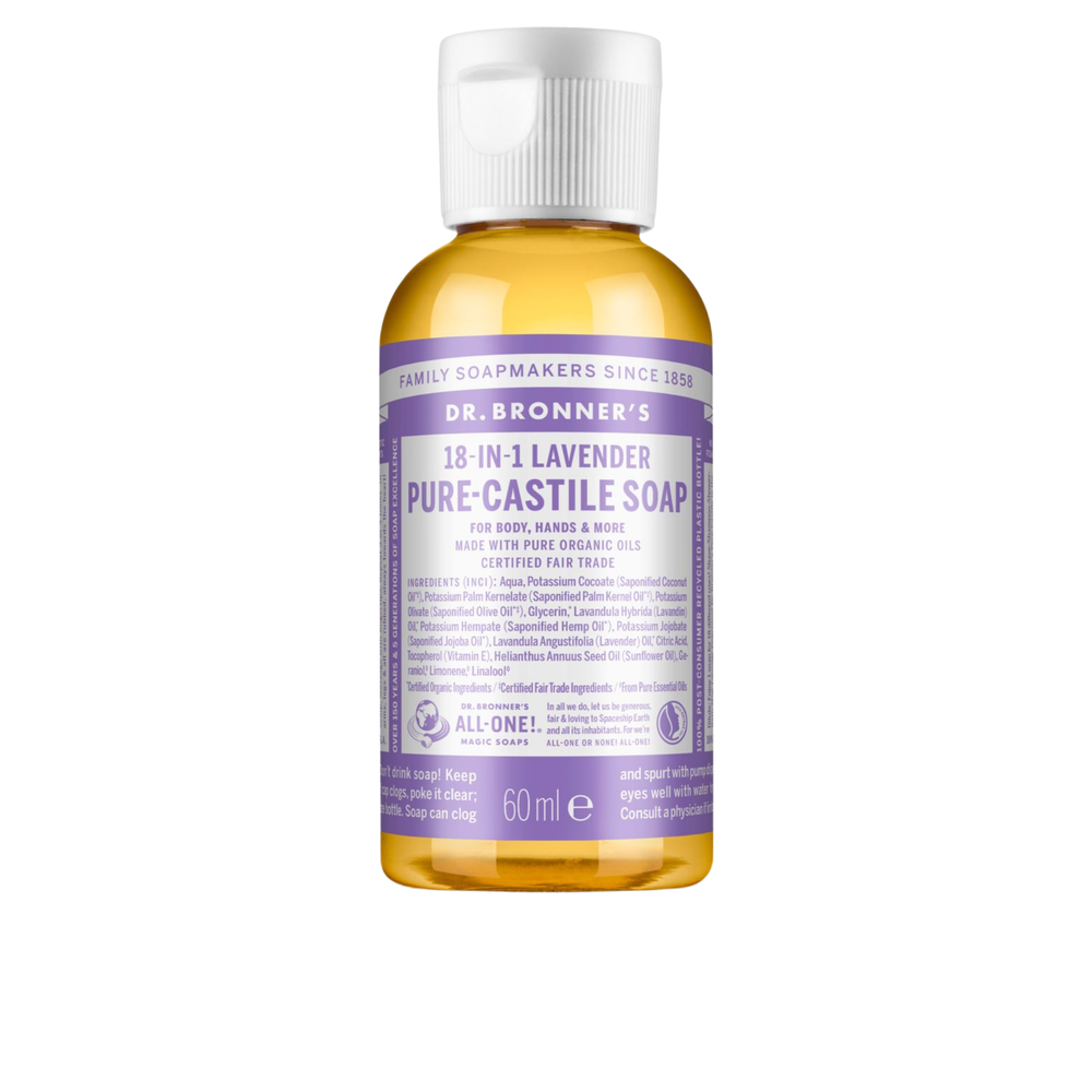 Sabonete Líquido Biológico de Castela - Lavanda - 60 ml - Dr. Bronner’s