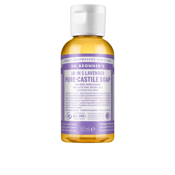 Sabonete Líquido Biológico de Castela - Lavanda - 60 ml - Dr. Bronner’s