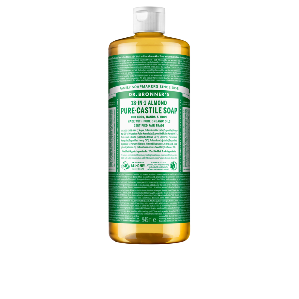 Sabonete Líquido Biológico De Castela - Amêndoa - 945 ml - Dr. Bronner’s