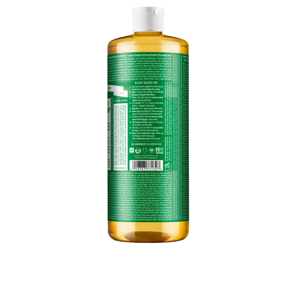 Sabonete Líquido Biológico De Castela - Amêndoa - 945 ml - Dr. Bronner’s