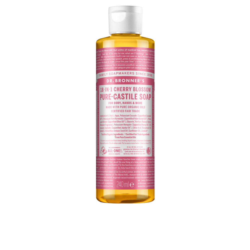 Sabonete Líquido Biológico De Castela - Flor de Cerejeira - 240 ml - Dr. Bronner's