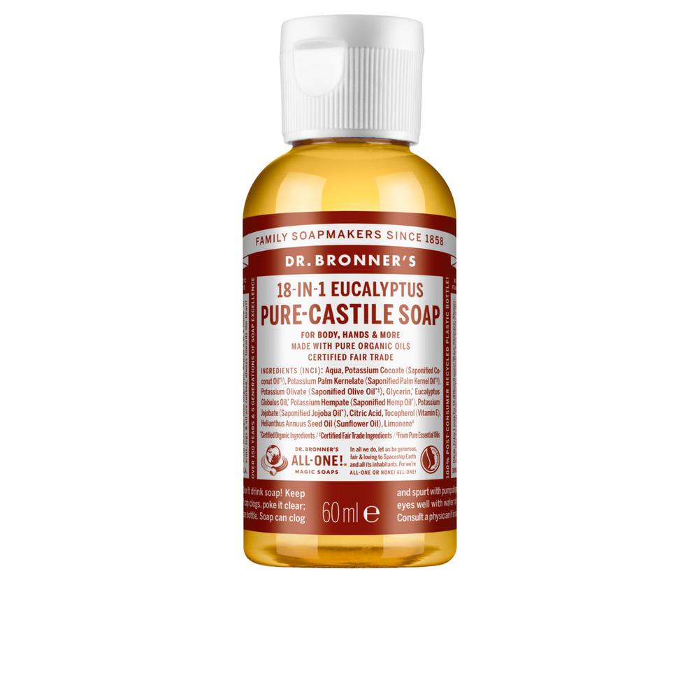 Sabonete Líquido Biológico De Castela - Eucalipto - 60 ml - Dr. Bronner’s
