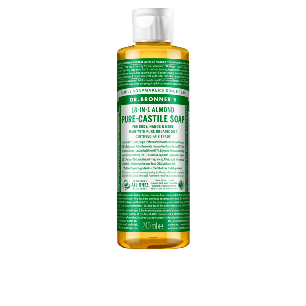 Sabonete Líquido Biológico De Castela - Amêndoa - 240 ml - Dr. Bronner’s