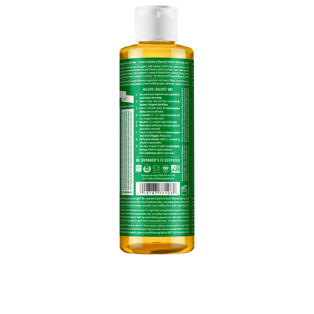 Sabonete Líquido Biológico De Castela - Amêndoa - 240 ml - Dr. Bronner’s