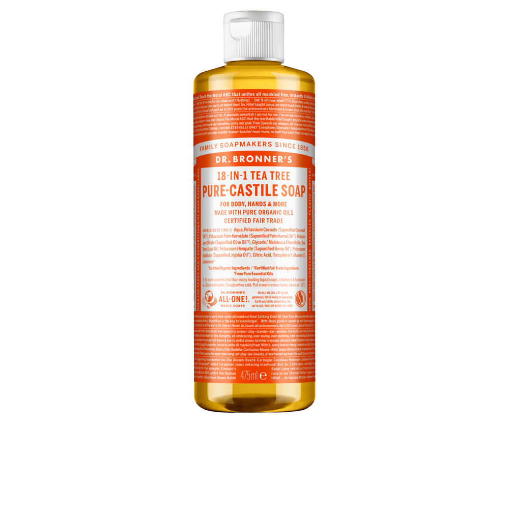 Sabonete Líquido Biológico De Castela - Árvore-do-chá (Tea Tree) - 475 ml - Dr. Bronner’s