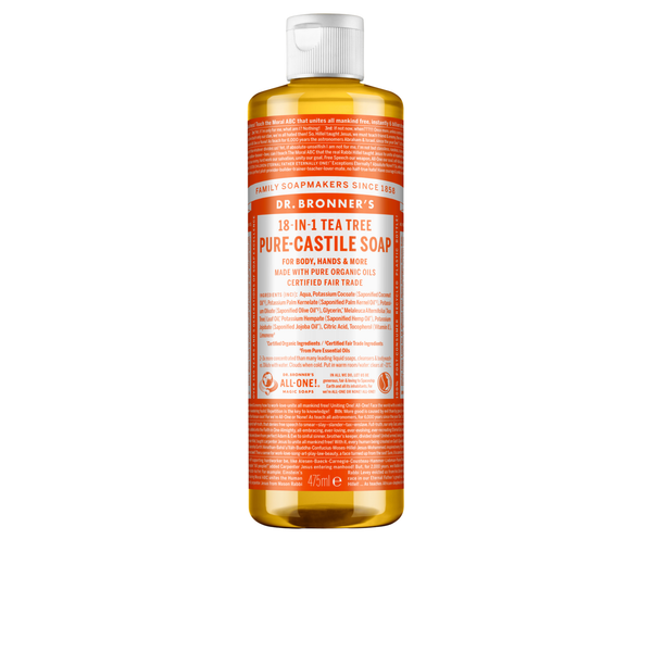 Organic Castile Liquid Soap - Tea Tree - 475 ml