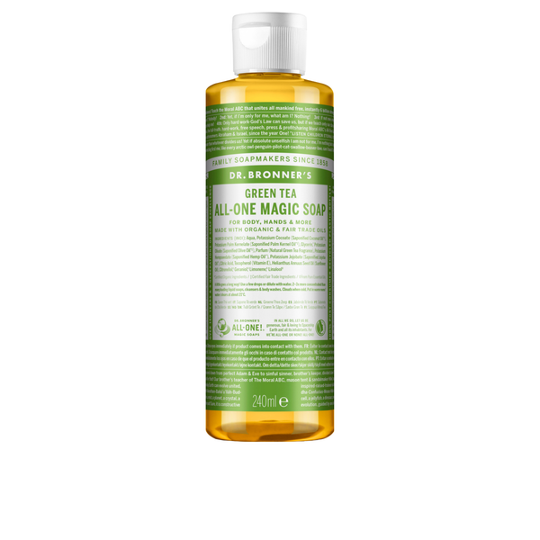 Sabonete Líquido Biológico De Castela - Chá Verde - 240ml - Dr. Bronner’s