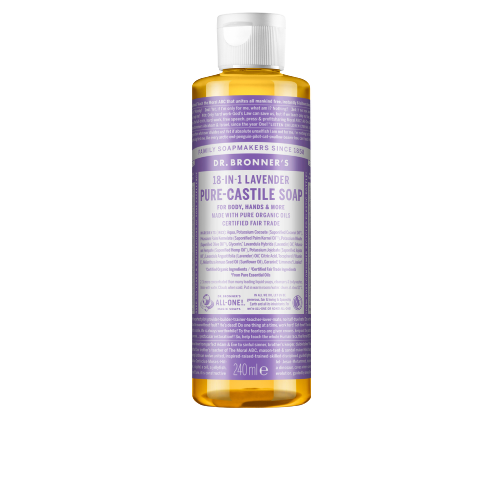 Sabonete Líquido Biológico De Castela - Lavanda - 240 ml - Dr. Bronner’s