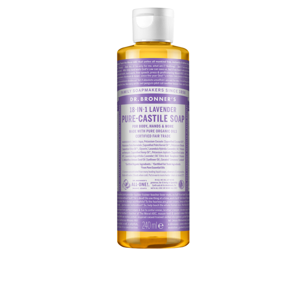 Sabonete Líquido Biológico De Castela - Lavanda - 240 ml - Dr. Bronner’s
