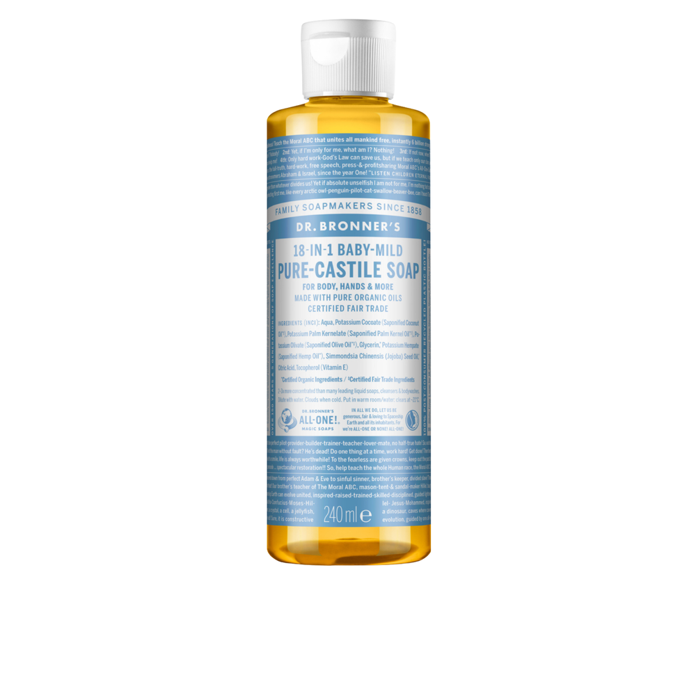 Sabonete Líquido Biológico De Castela - Soft Baby - 240 ml - Dr. Bronner’s