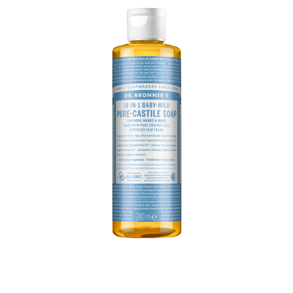 Sabonete Líquido Biológico De Castela - Soft Baby - 240 ml - Dr. Bronner’s