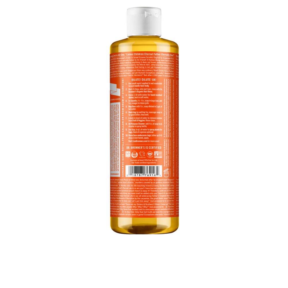 Sabonete Líquido Biológico De Castela - Árvore-do-chá (Tea Tree) - 240 ml - Dr. Bronner’s