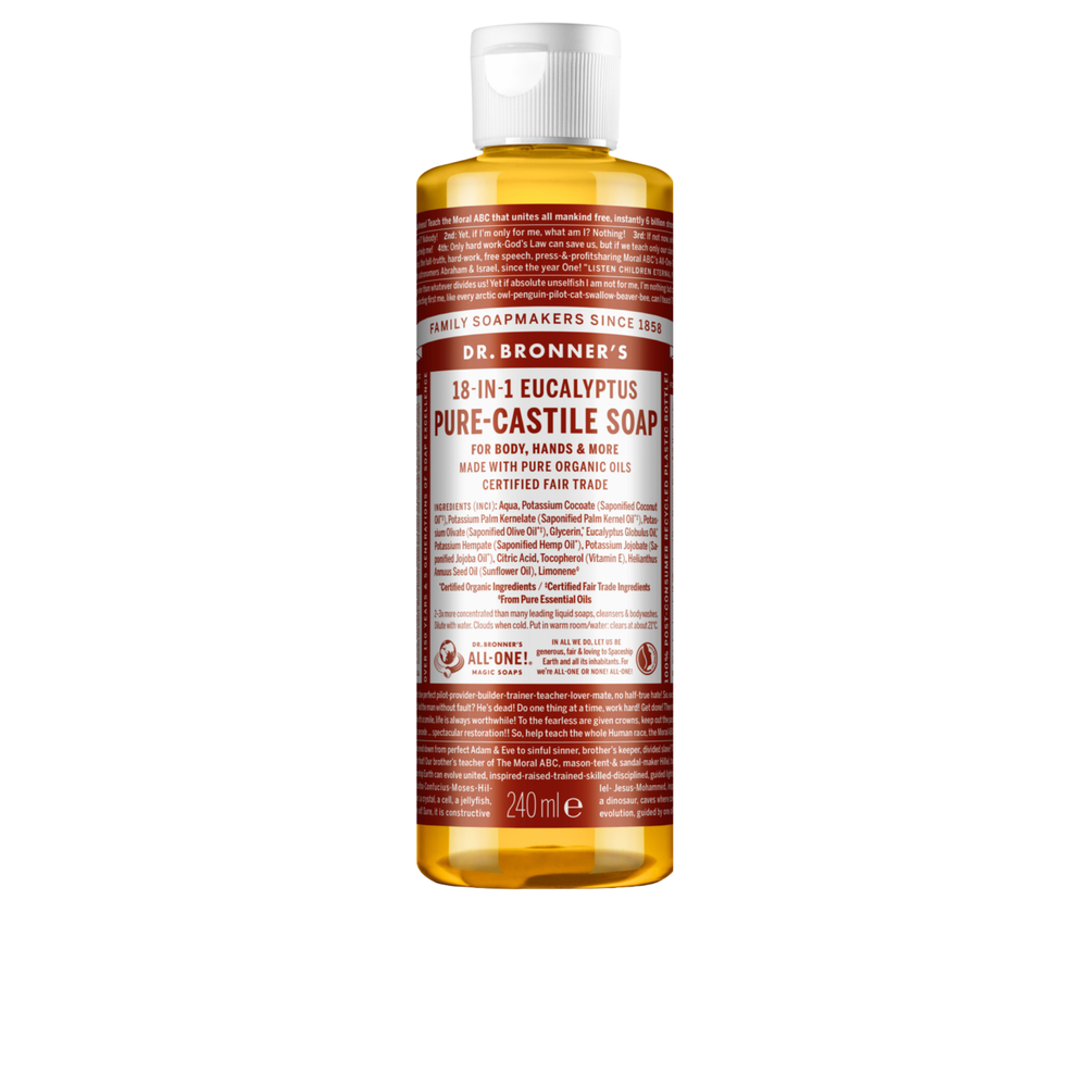 Sabonete Líquido Biológico De Castela - Eucalipto - 240 ml - Dr. Bronner’s