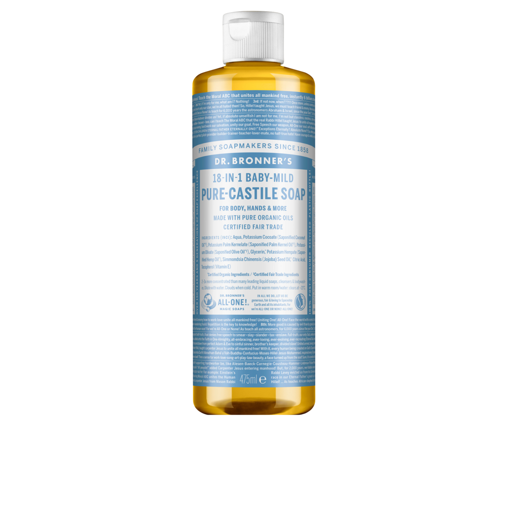 Sabonete Líquido Biológico De Castela - Soft Baby - 475 ml - Dr. Bronner's