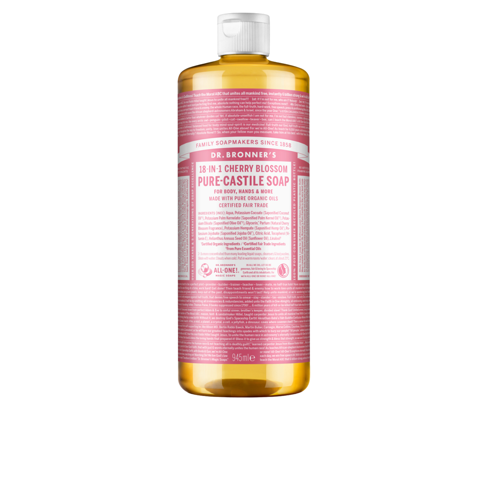 Sabonete Líquido Biológico De Castela - Flor de Cerejeira - 945 ml - Dr. Bronner's