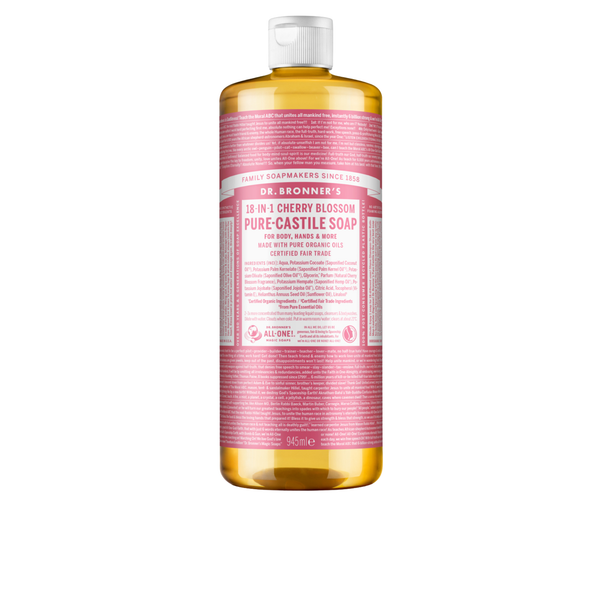 Sabonete Líquido Biológico De Castela - Flor de Cerejeira - 945 ml - Dr. Bronner's