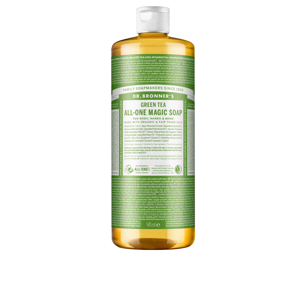 Sabonete Líquido Biológico De Castela - Chá Verde - 945 ml - Dr. Bronner’s