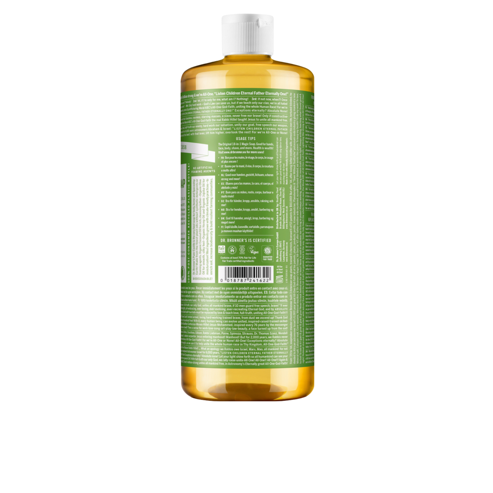 Sabonete Líquido Biológico De Castela - Chá Verde - 945 ml - Dr. Bronner’s