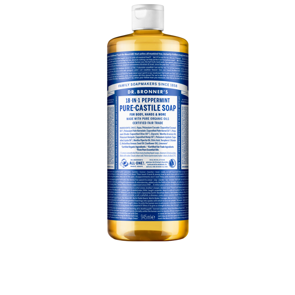 Sabonete Líquido Biológico De Castela - Hortelã-Pimenta - 945 ml - Dr. Bronner’s