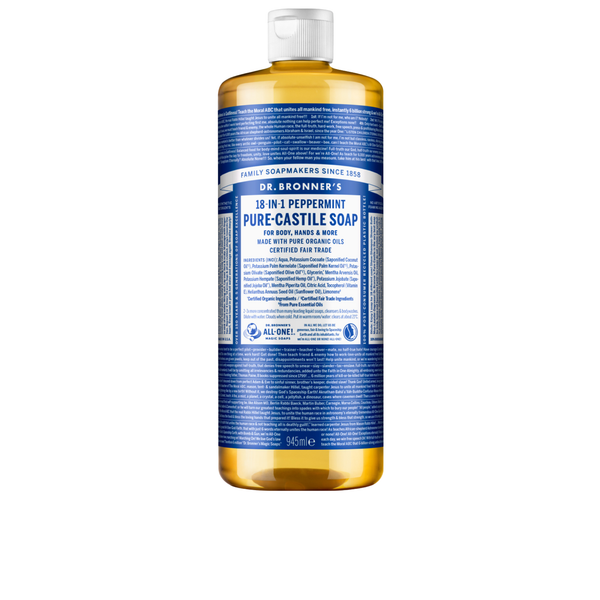 Sabonete Líquido Biológico De Castela - Hortelã-Pimenta - 945 ml - Dr. Bronner’s