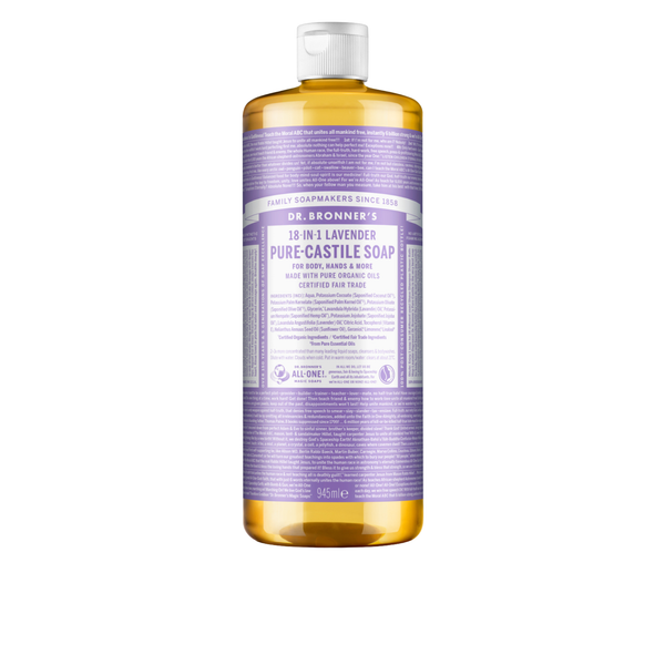 Sabonete Líquido Biológico De Castela - Lavanda - 945 ml - Dr. Bronner’s