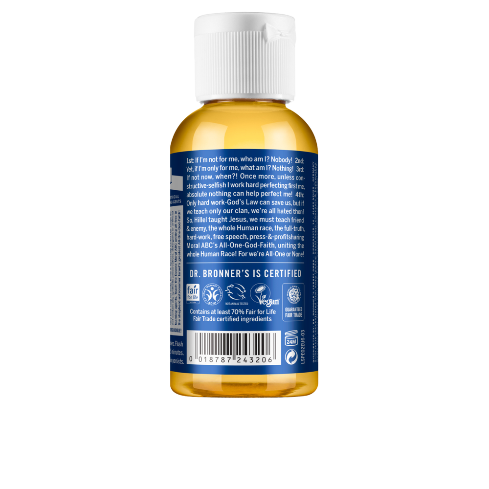 Sabonete Líquido Biológico De Castela - Hortelã-Pimenta - 60 ml - Dr. Bronner's