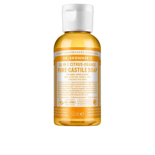 Sabonete Líquido Biológico De Castela - Citrus-Orange - 60 ml