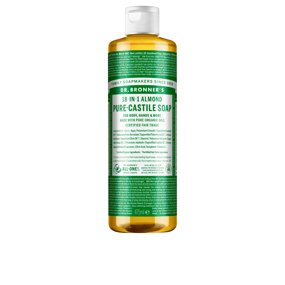 Sabonete Líquido Biológico De Castela - Amêndoa - 475 ml - Dr. Bronner’s