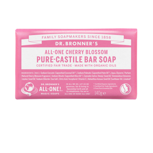 Sabonete Biológico de Castela - Flor de Cerejeira - 140 g - Dr. Bronner’s