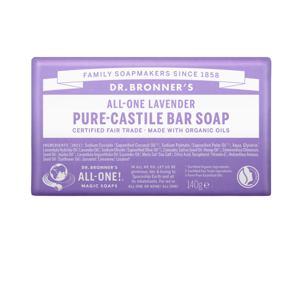 Sabonete Biológico de Castela - Lavanda - 140 g - Dr. Bronner’s