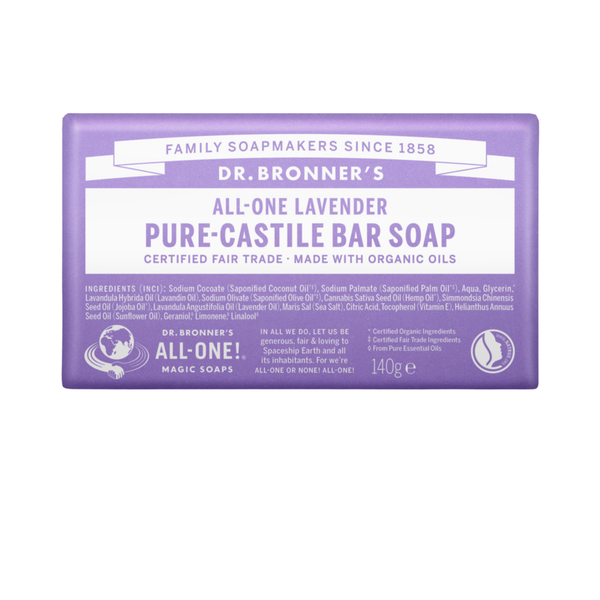 Organic Castile Soap - Lavender - 140 g