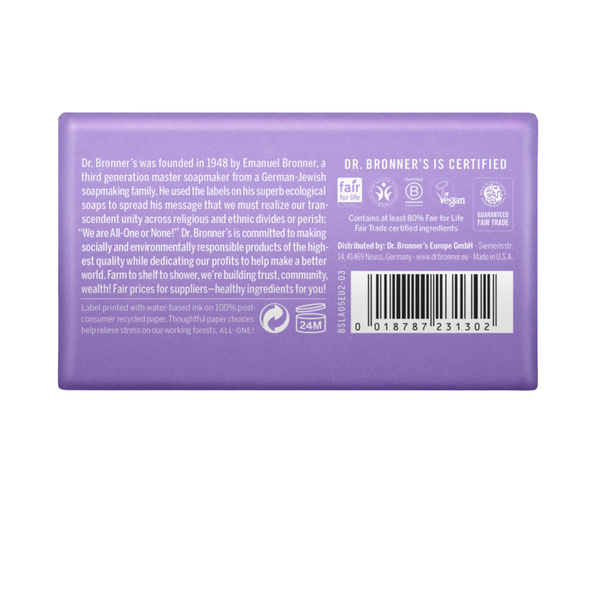 Organic Castile Soap - Lavender - 140 g