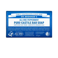 Sabonete Biológico de Castela - Hortelã-Pimenta - 140 g - Dr. Bronner’s