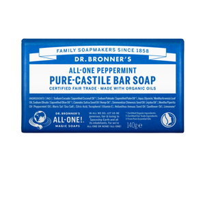 Sabonete Biológico de Castela - Hortelã-Pimenta - 140 g - Dr. Bronner’s