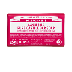 Sabonete Biológico de Castela - Rosa - 140 g - Dr. Bronner's