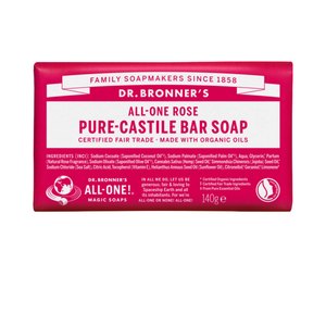 Sabonete Biológico de Castela - Rosa - 140 g - Dr. Bronner's