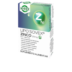 Lipo Sovex Zinco 25 mg - 30 cápsulas -Sovex