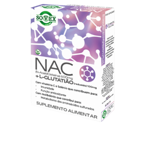 NAC 600mg + L-Glutathione 100mg - 30 Capsules
